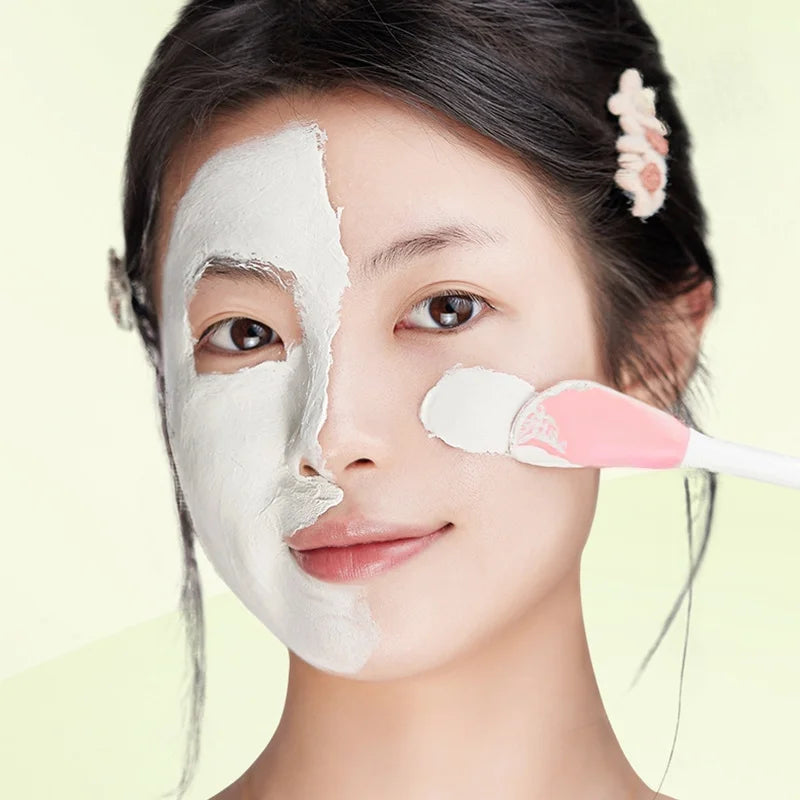 Face Cleansing Brush set Silicone Face Wash Brush Makeup Brush Cleaning Bowl Beauty Sponge Blackhead Shovel Facial Cleaner Tools