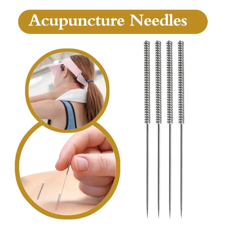 ZHONGYAN TAIHE 2000 Pcs Acupuncture Needle with Tube 4 Boxes 500Pcs/BOX Disposable Sterile Sharp Needle Beauty Massage Needles