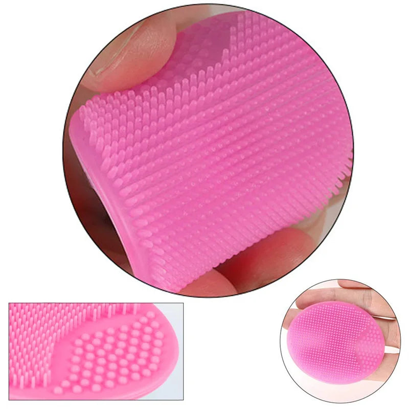 Face Cleansing Brush set Silicone Face Wash Brush Makeup Brush Cleaning Bowl Beauty Sponge Blackhead Shovel Facial Cleaner Tools